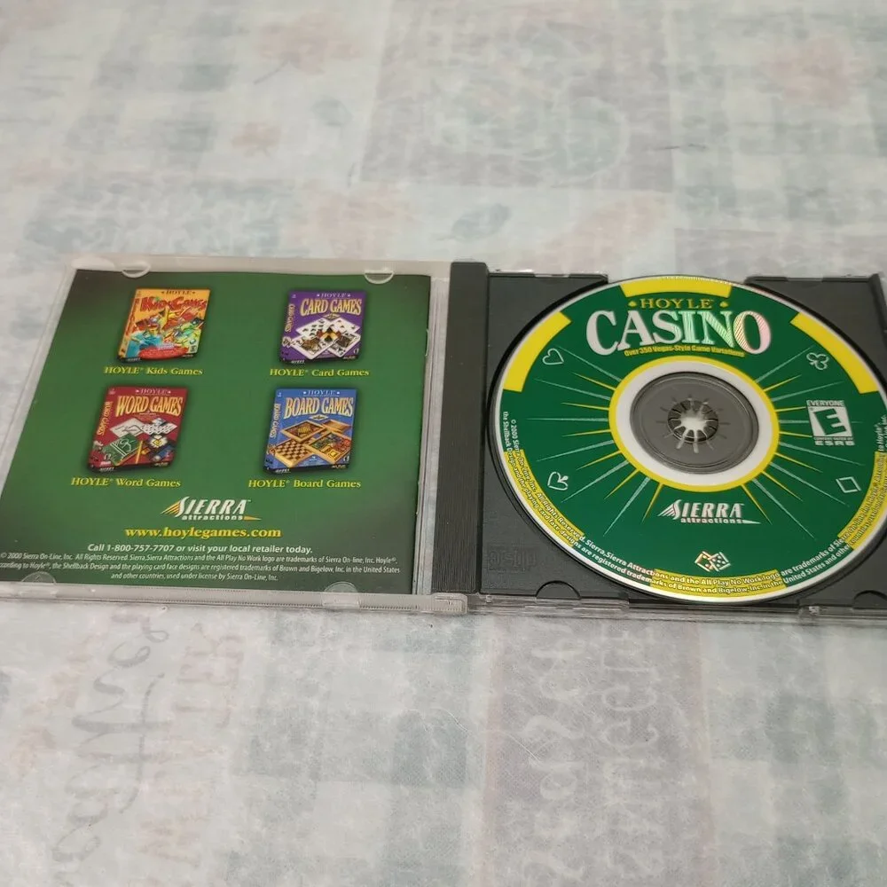 Hoyle Casino PC Game – Vintage Sierra CD-ROM Vegas Style Fun